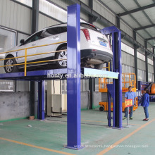 Wholesale price hydraulic 4 post cheap car lifts for home garage with remove control